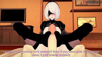 2b practicando y la interrumpo para tener sexo | Nier: Autómatas | Gratis