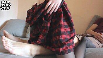De Clase Alta En El Sexo De La Ropa Interior Con El Amigo - Semen En El Culo