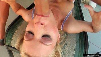 She always enjoys a kinky bukkake gangbang