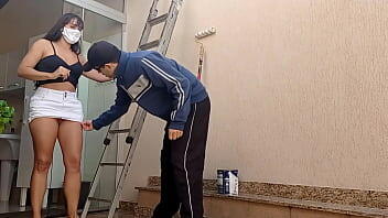 Marido cornudo soltó a su mujer al pintor para no pagar el servicio de pintura - Full on RED