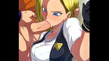 Dragon ball android 18 mamada